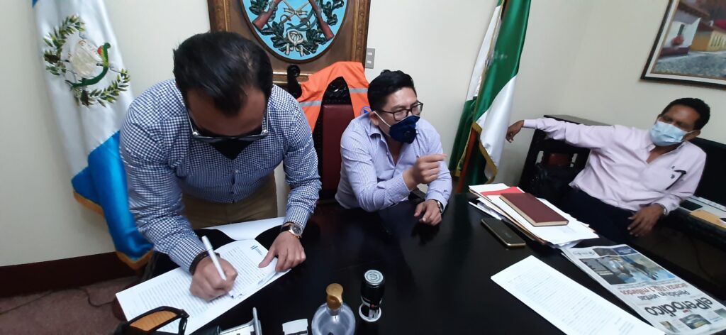 FIRMA DE CONVENIOS 2020, CONSEJO DEPARTAMENTAL DE DESARROLLO DE SACATEPEQUEZ.