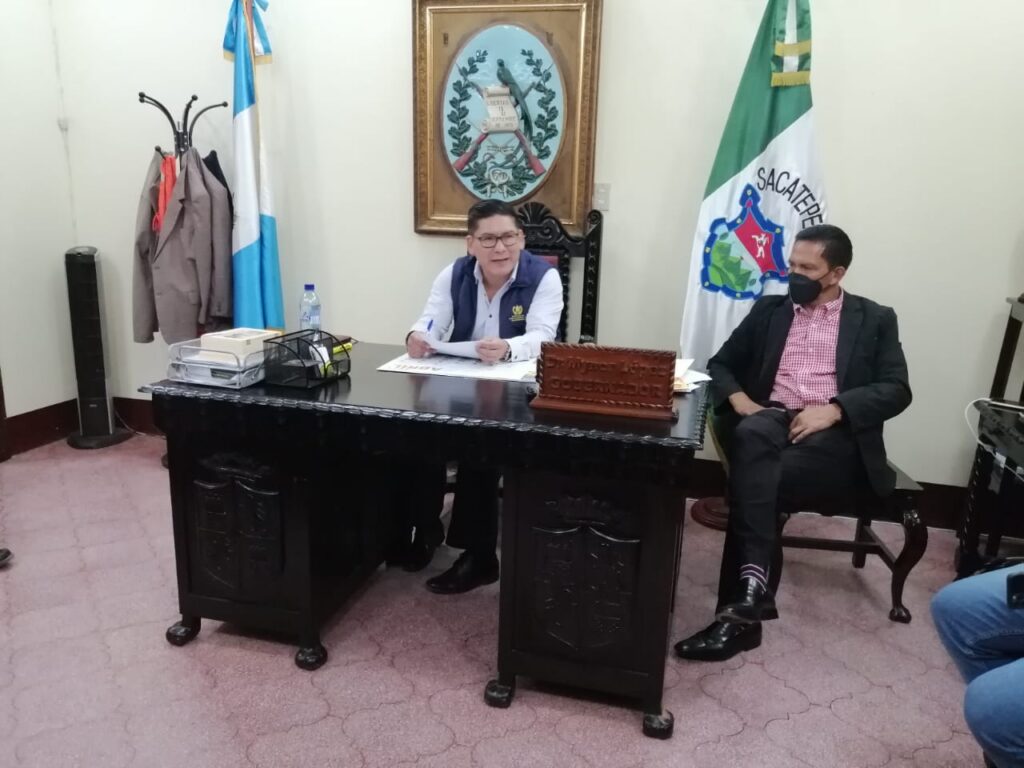 FIRMA DE CONVENIOS 2021, CONSEJO DEPARTAMENTAL DE DESARROLLO DE SACATEPEQUEZ.