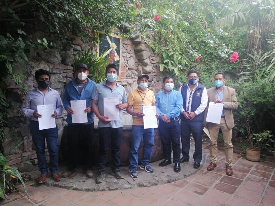 FIRMA DE CONVENIOS 2021, CONSEJO DEPARTAMENTAL DE DESARROLLO DE SACATEPEQUEZ.