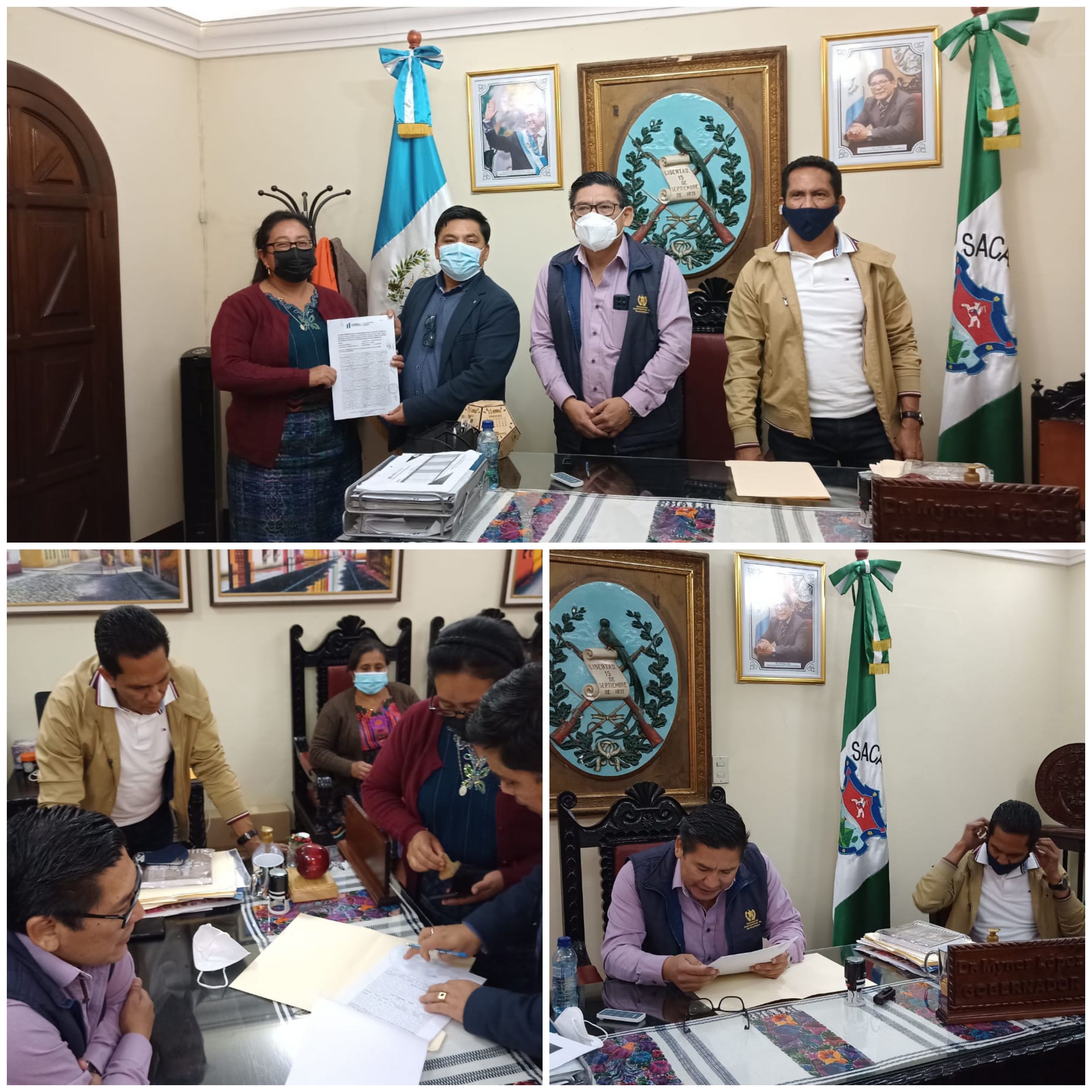 FIRMA DE CONVENIOS 2022, CONSEJO DEPARTAMENTAL DE DESARROLLO DE SACATEPEQUEZ.