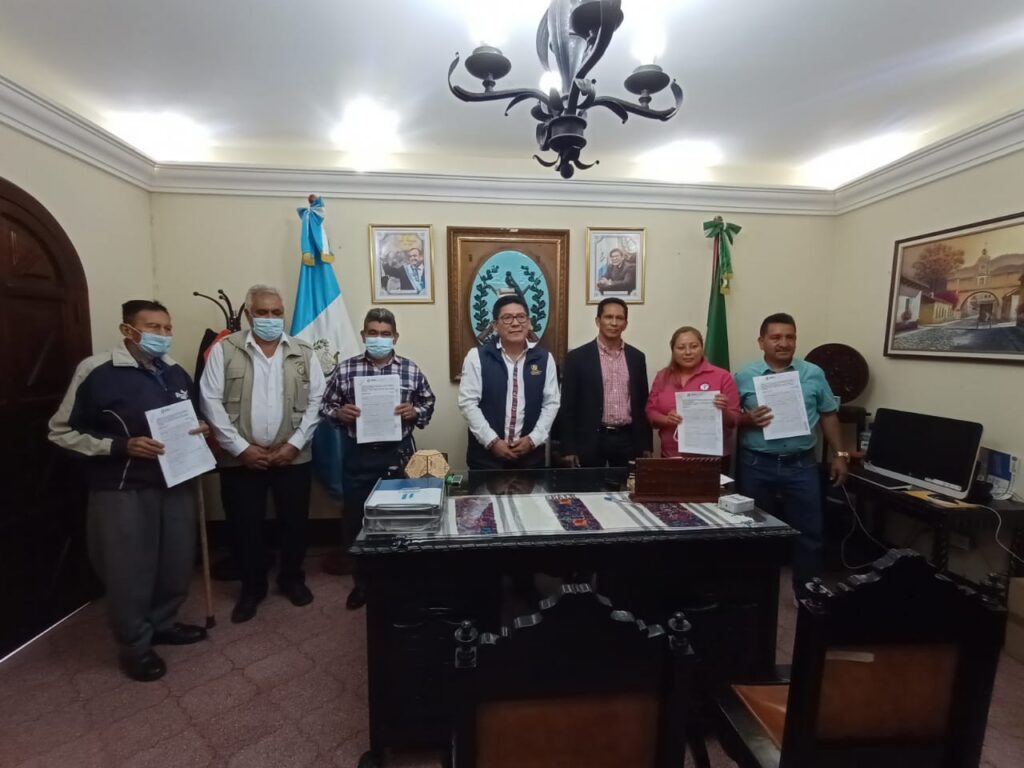 FIRMA DE CONVENIOS 2022, CONSEJO DEPARTAMENTAL DE DESARROLLO DE SACATEPEQUEZ.