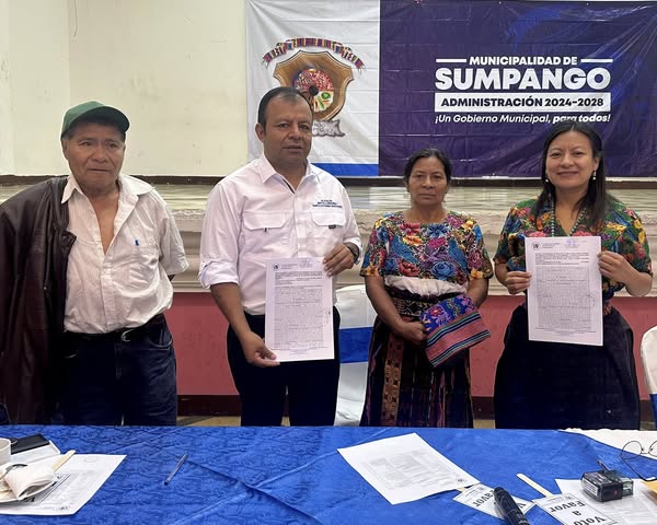 Firma de Convenios para Santa Catarina Barahona, Sacatepéquez