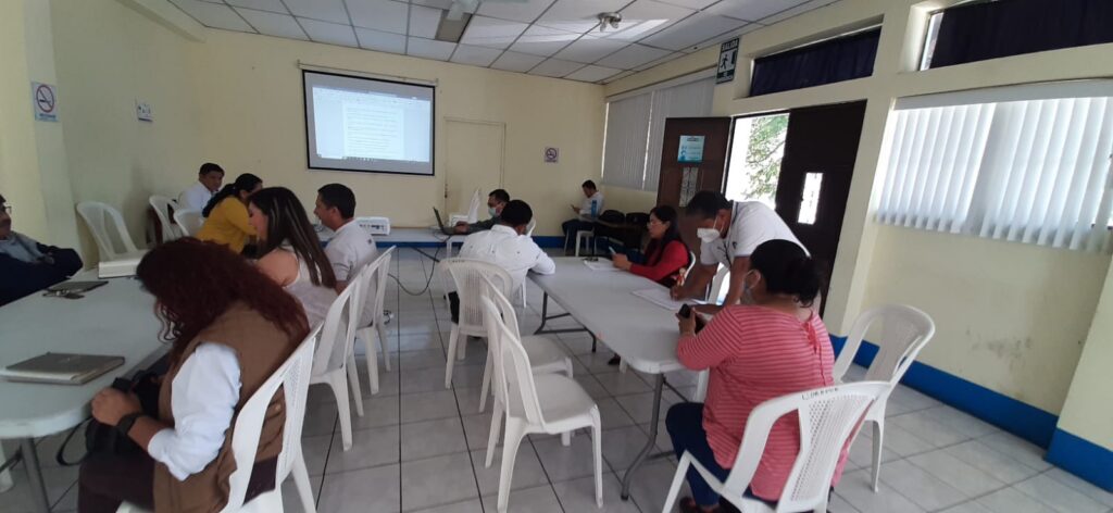 REUNION DE LA UNIDAD TECNICA DEPARTAMENTAL -UTD-