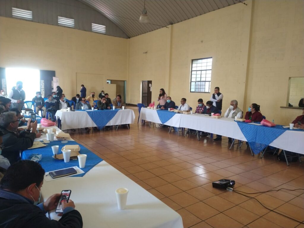 REUNION DE TRABAJO, CONSEJO DEPARTAMENTAL DE DESARROLLO DE SACATEPÉQUEZ.