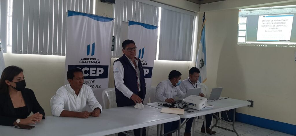 REUNION DE TRABAJO, CONSEJO DEPARTAMENTAL DE DESARROLLO DE SACATEPÉQUEZ.