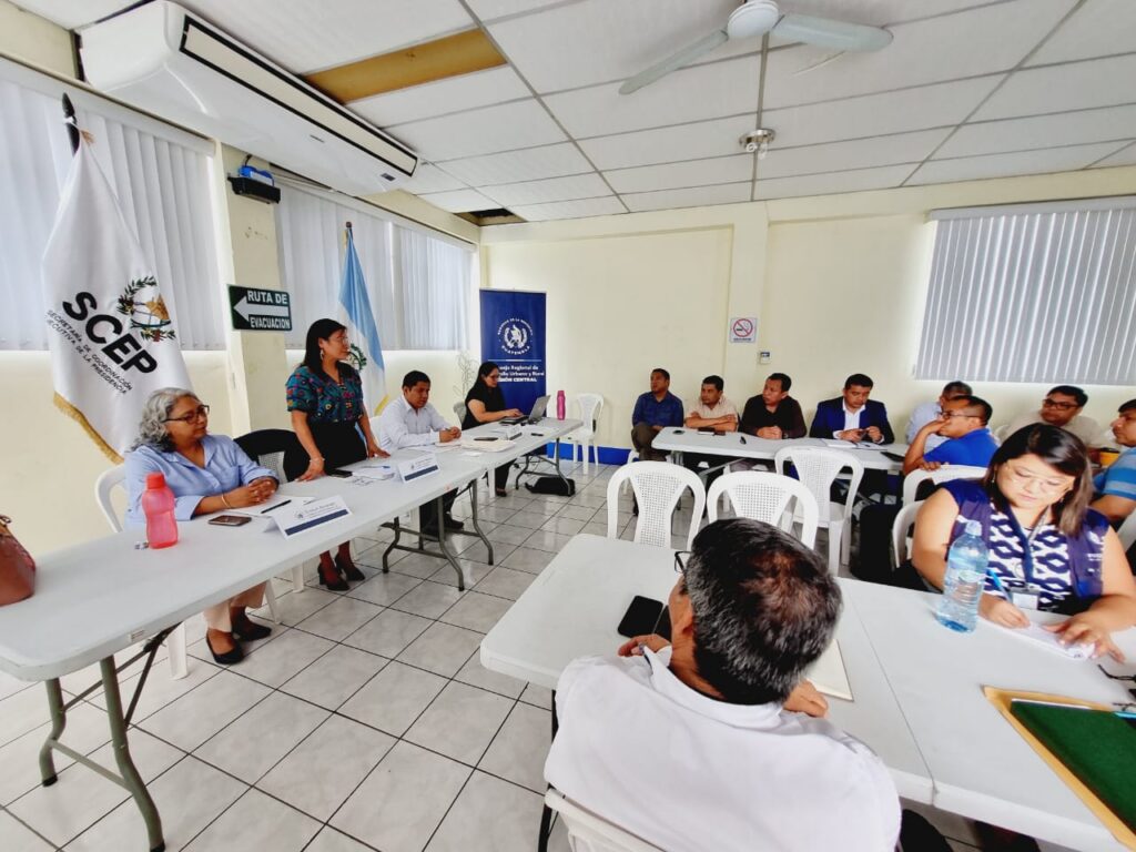 REUNION DE TRABAJO, CONSEJO DEPARTAMENTAL DE DESARROLLO DE SACATEPÉQUEZ.