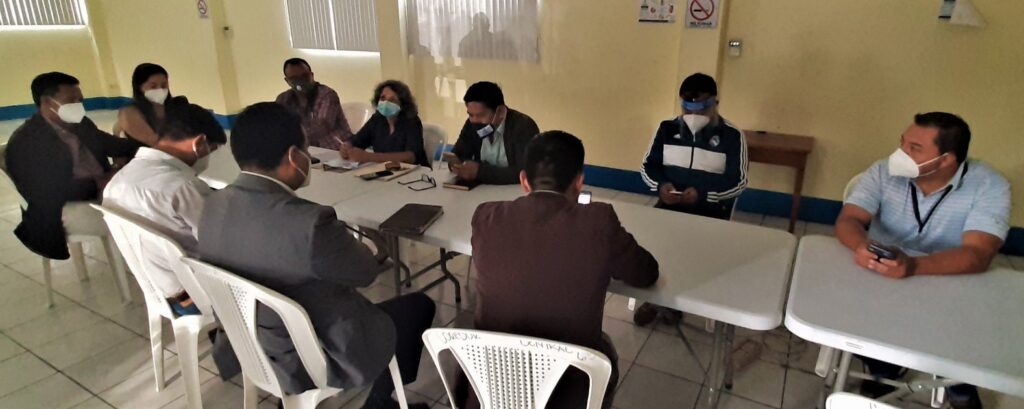 REUNIÓN DE TRABAJO PARA AGILIZAR PROYECTOS DE SACATEPEQUEZ, EJERCICIO FISCAL 2020.