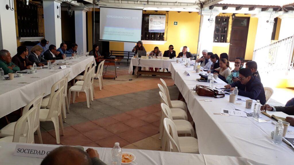 Reunión ordinaria de Consejo Departamental de Desarrollo de Sacatepéquez
