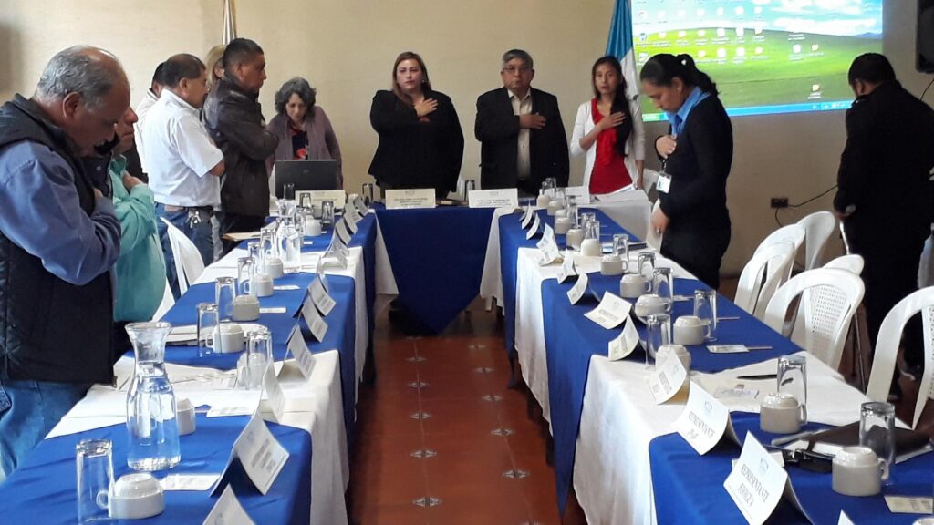 Reunión ordinaria de Consejo Departamental de Desarrollo de Sacatepéquez