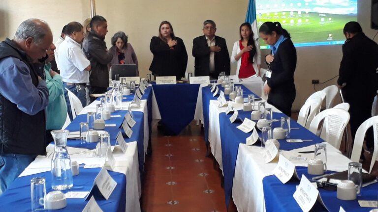 Reunión ordinaria de Consejo Departamental de Desarrollo de Sacatepéquez